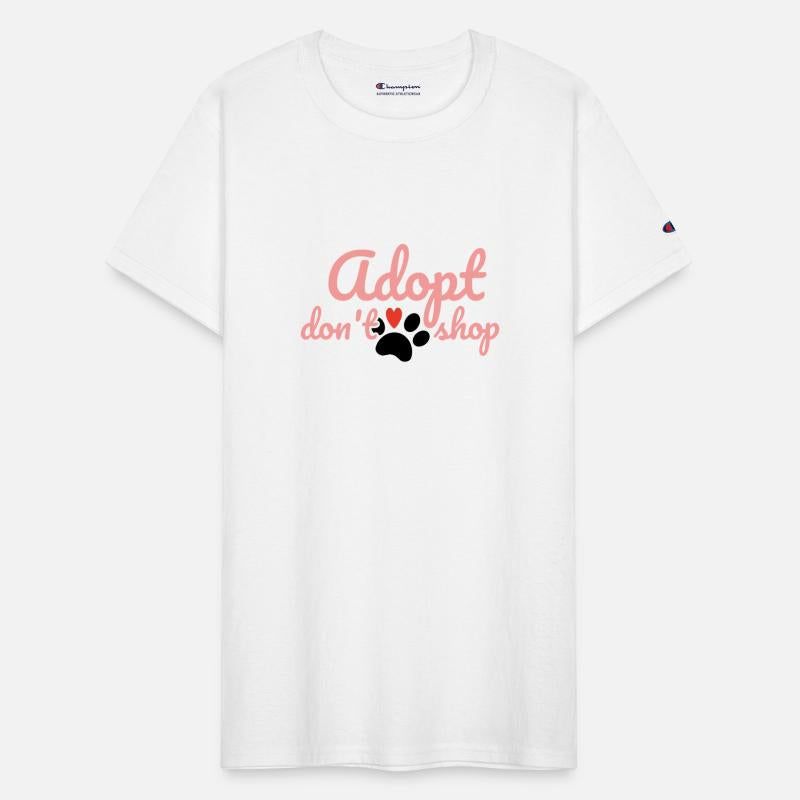 Adopt Dont Shop yellow