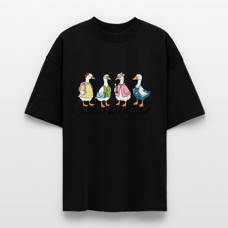 Back to School Goose Family Design