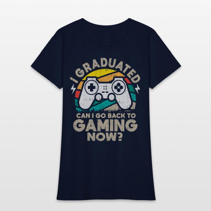 Can I Go Back To Gaming Funny Graduation Gamer