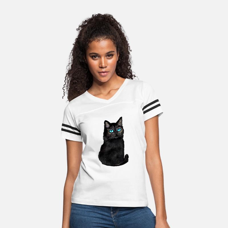 Cat with blue eyes gift