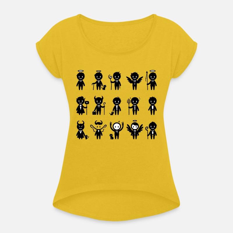 Charming Angels and Devils Illustration