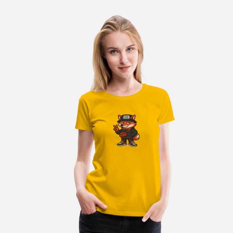 Cool Urban Fox Streetwear Cartoon Mascot