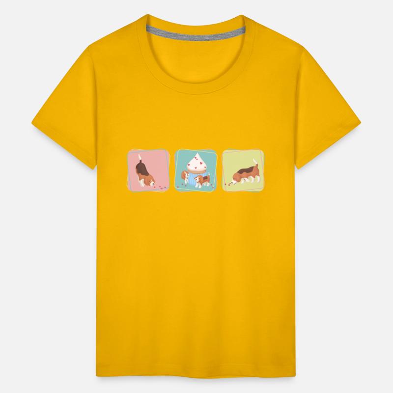 Cute Beagle Illustrations (Color)