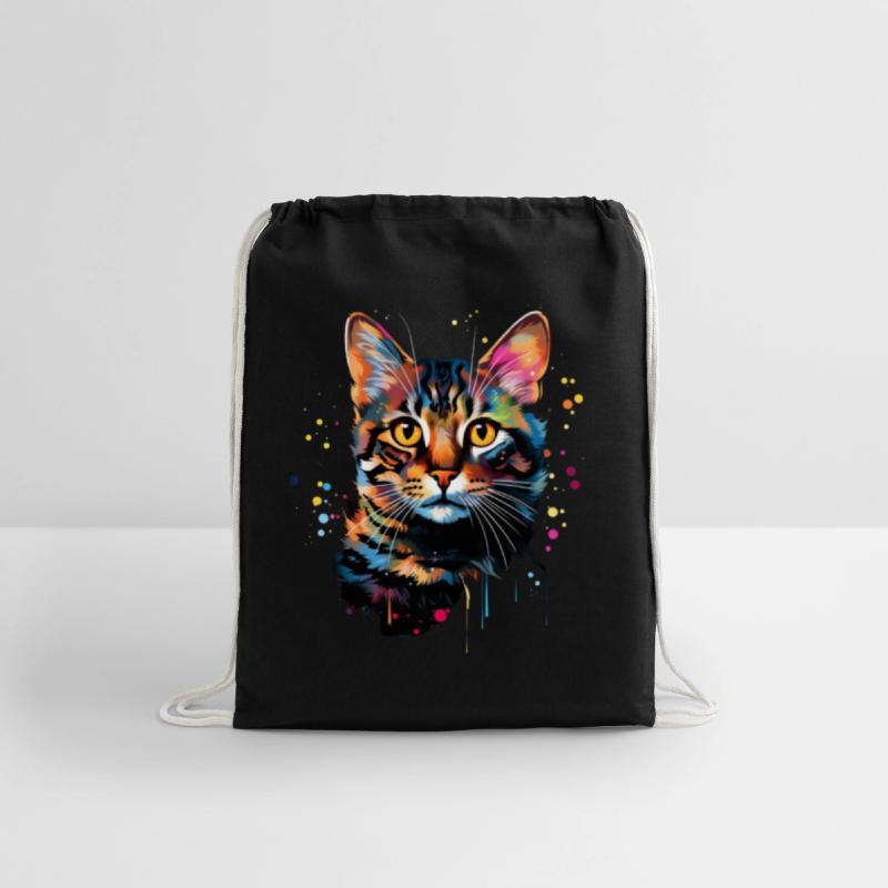 Decorative Color Explosion Bengal Cat