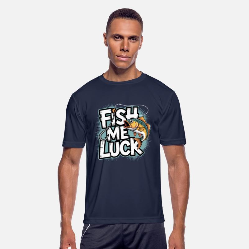 Funny Fishing Fish Me Luck