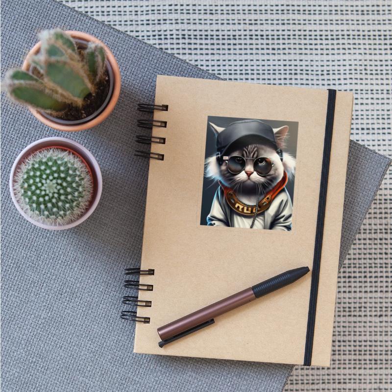 Funny Hip Hop Music Producer Rapper Cat