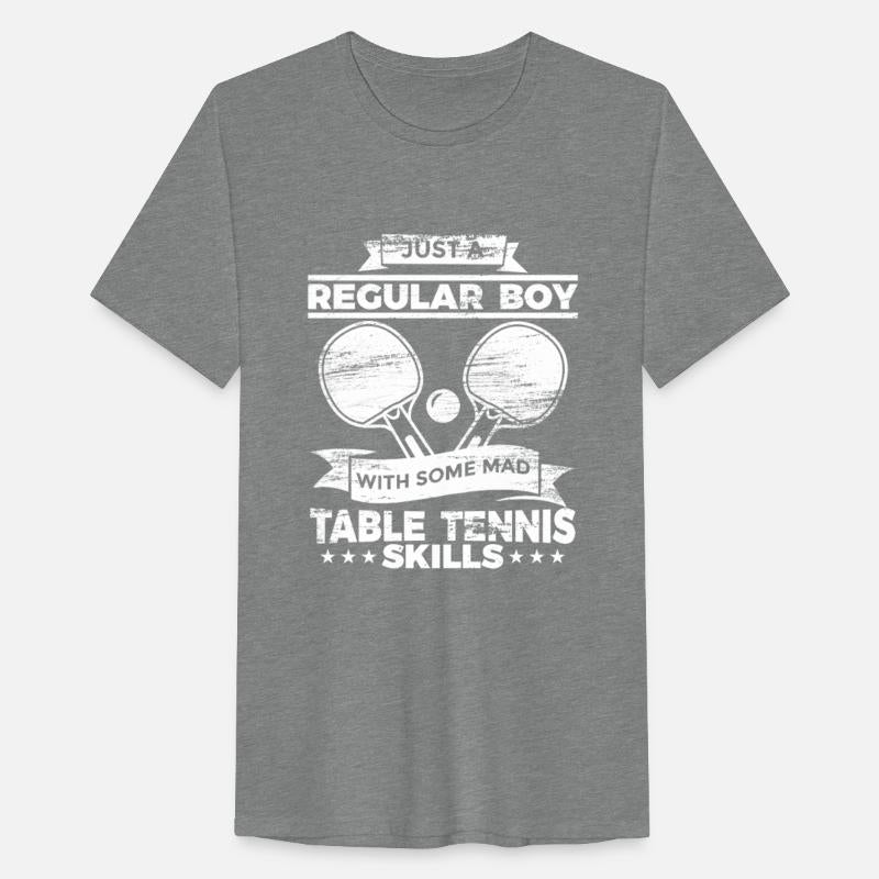 Funny Table Tennis Boy