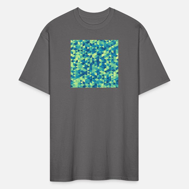 Geometric Hexagon Pattern Blue Yellow Green