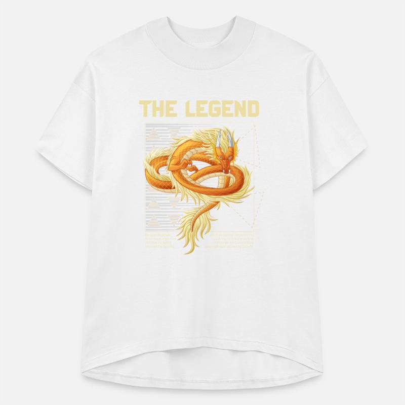 Golden Dragon Legend Mythical Beast Design