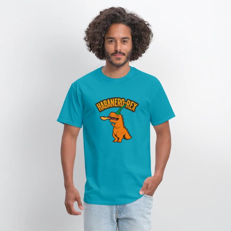 Habanero red pepper dinosaur Design