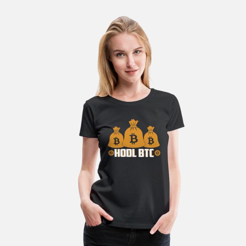HODL BTC Gold Bags Shirt - Bitcoin Maxi Tee