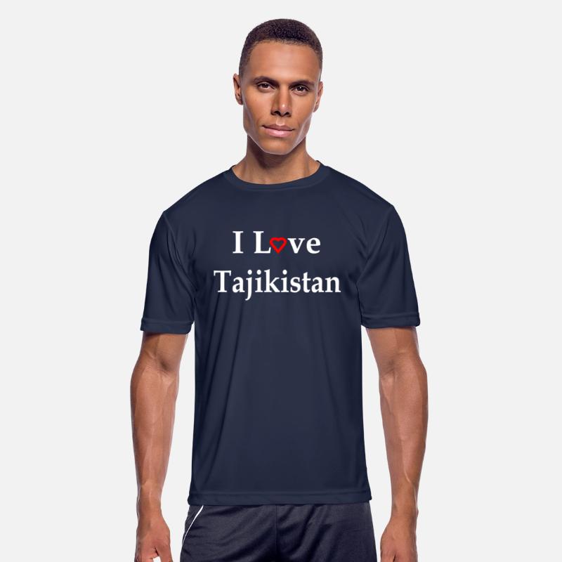 I Love Tajikistan Red Heart text w