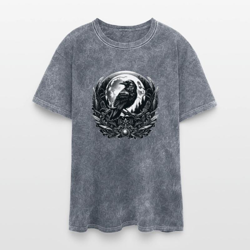 Mystical Raven and Moon: Gothic Elegance