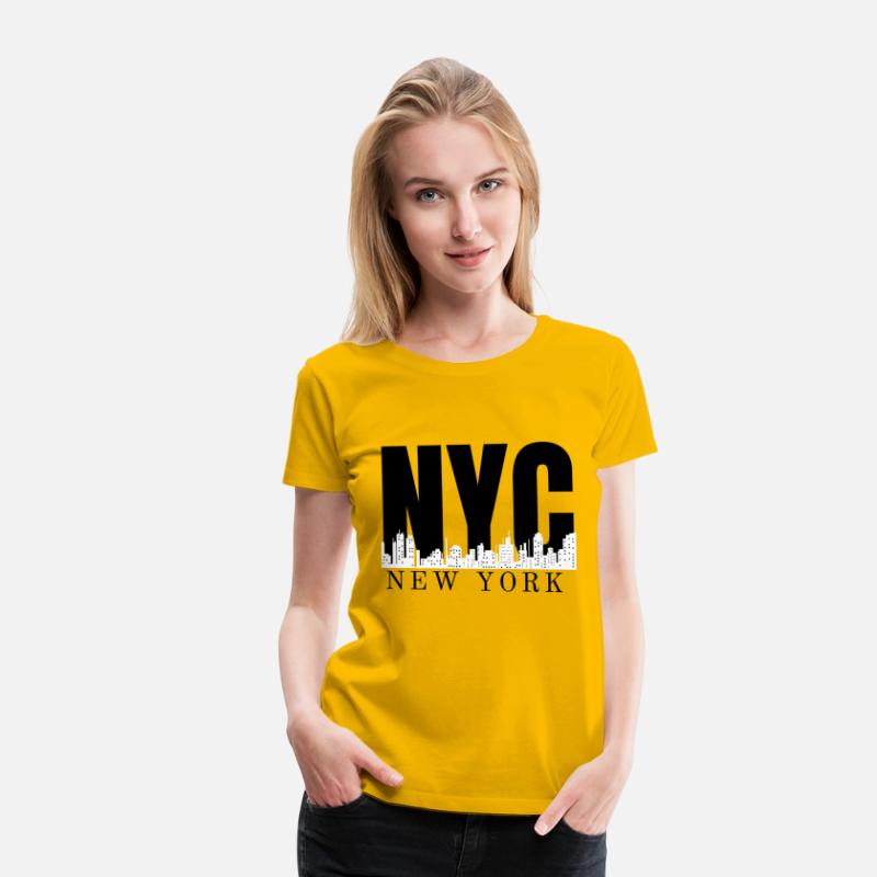 New York City Skyline Retro Style Urban