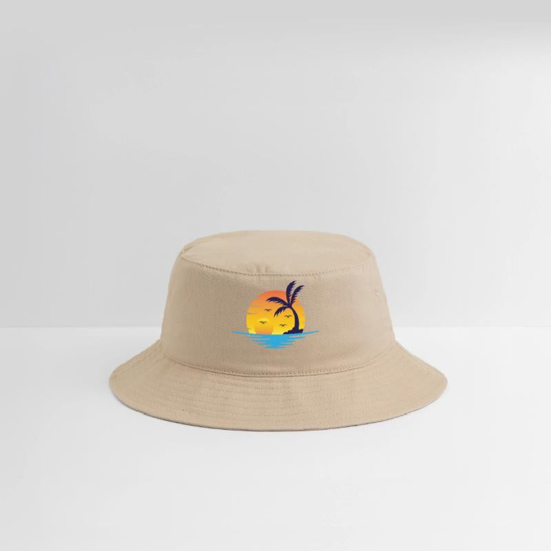 Palm Tree, Beach, sunset, vintage, Palm Beach