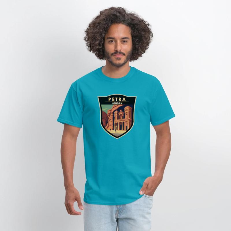 Petra Jordan Travel Art Badge