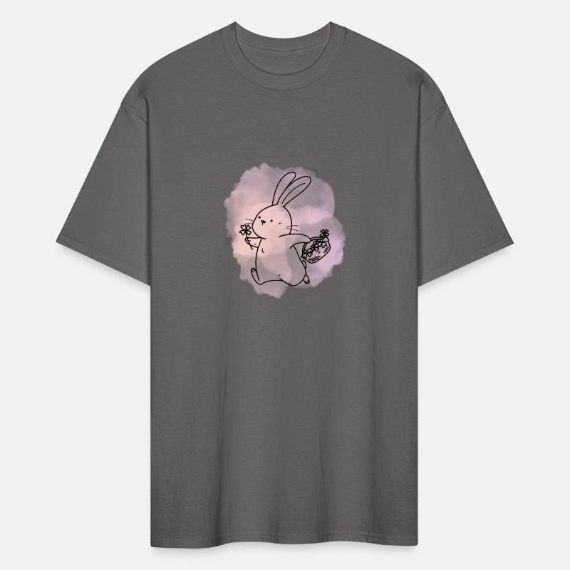 Rabbit Flower Unisex Heavy Cotton Tee