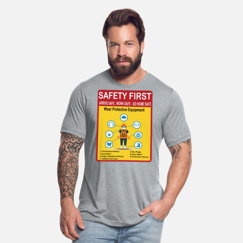 Safety First Slogan Electronic Safety Poster