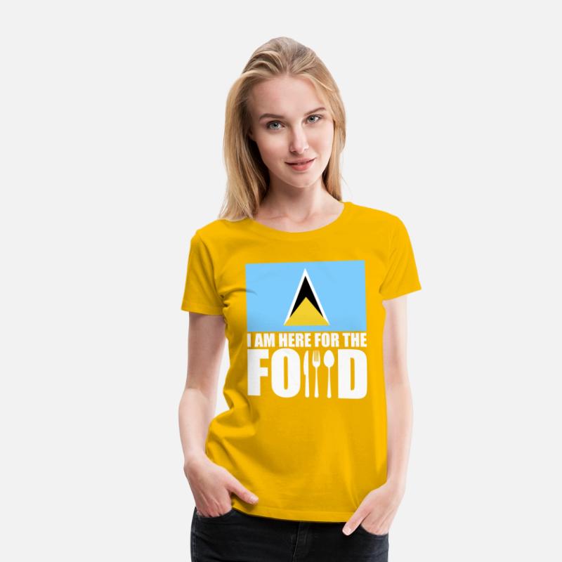 Saint Lucia flag souvenir food travel