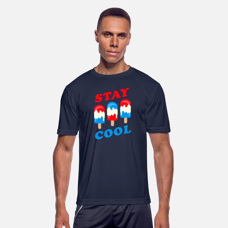 Stay Cool Usa Melting Popsicle Patriotic Ice Pop