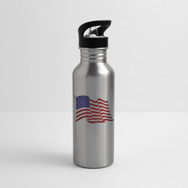 Vintage American Flag Illustration