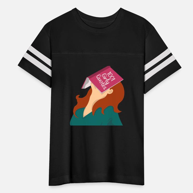 Weary girl with Girly Quotes book