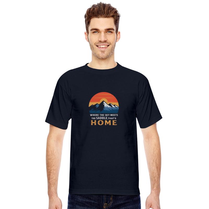 When The Sky Meets The Saddle , That's Home