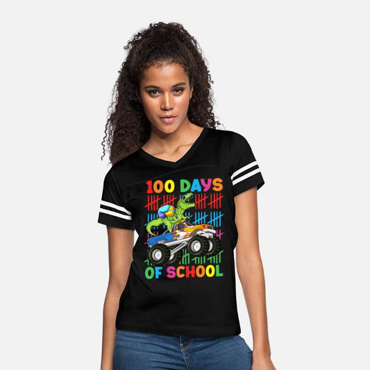 100 Days Of School Dinosaur Monster Truck Boys kid
