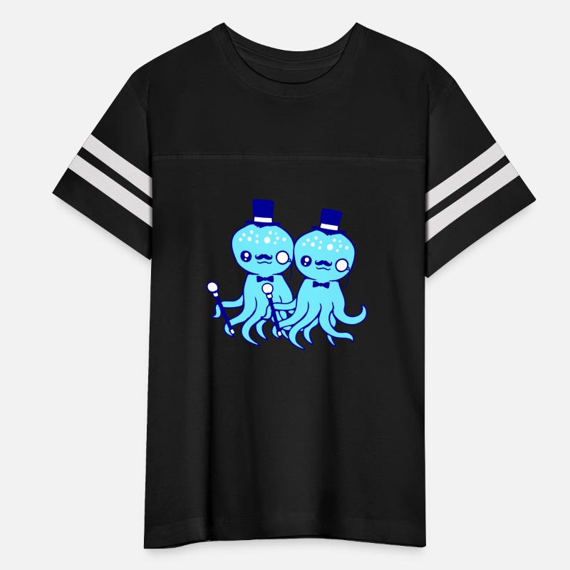 2 octopus sir hat monocle glasses two rich friends