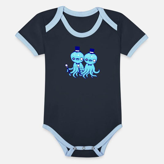 2 octopus sir hat monocle glasses two rich friends