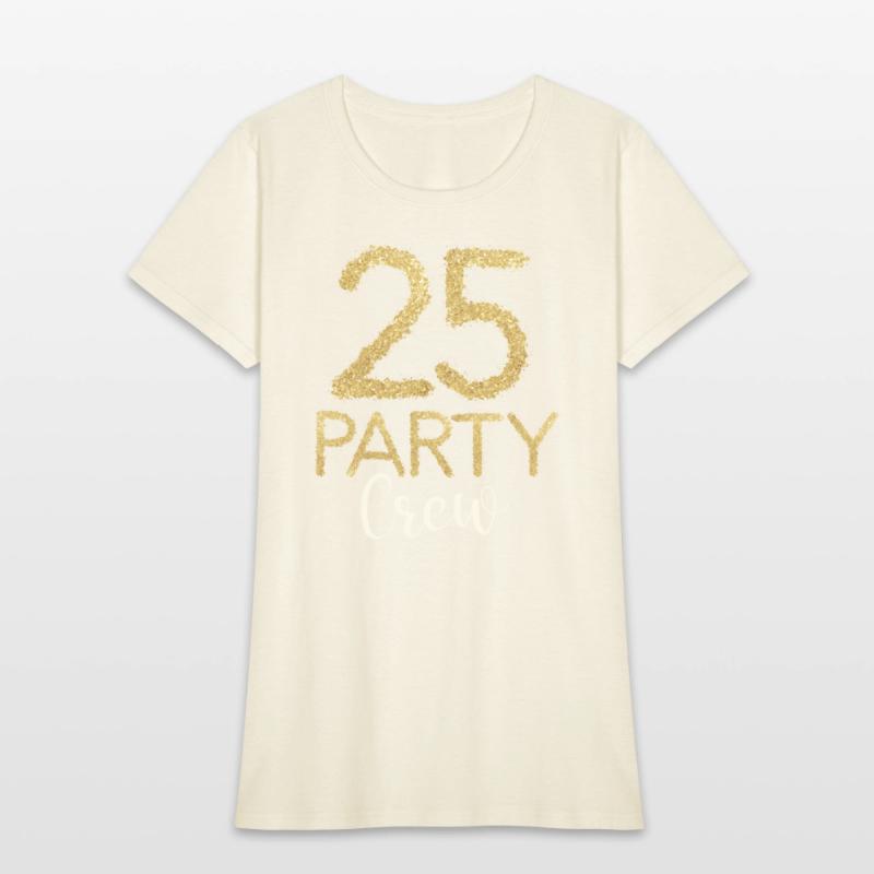 25 Party Crew Birthday Family Matching Party Squad