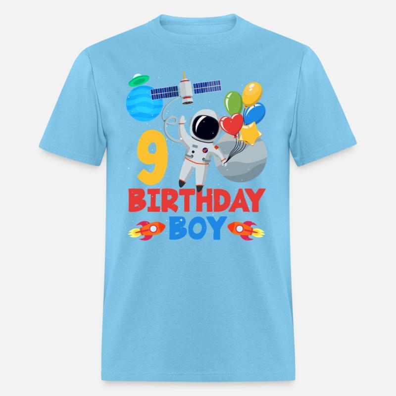 9th Birthday Boy Astronaut Adventure Fun