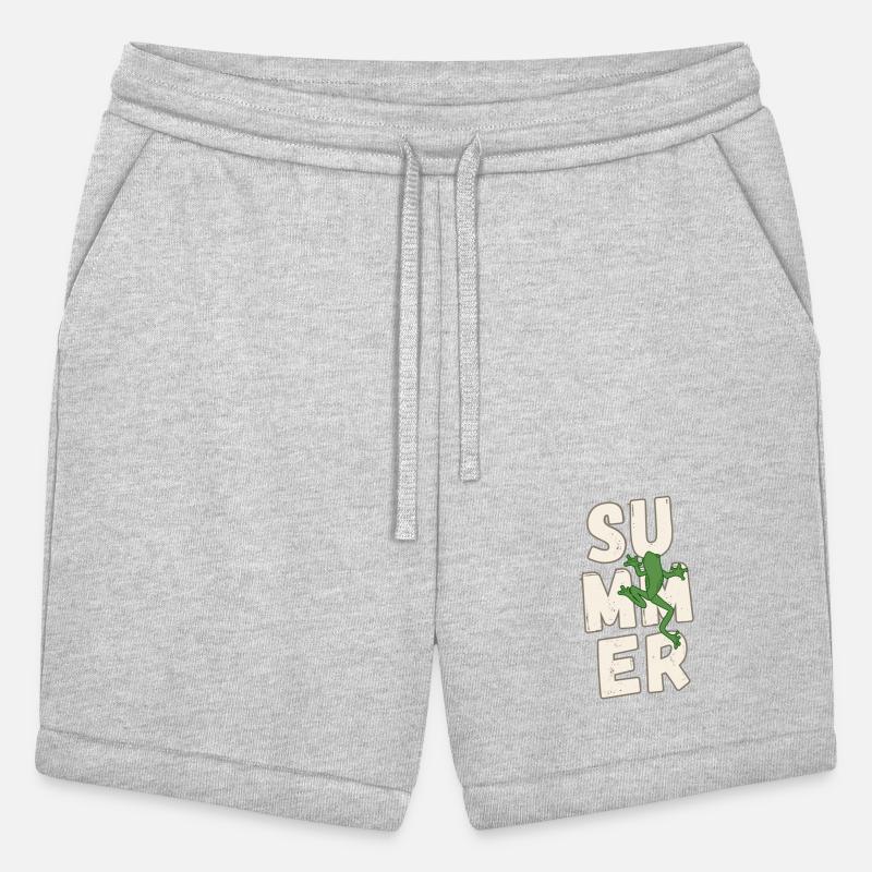 A Cartoon Crawling Lizard and Huge "Summer" Words