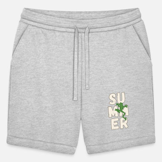 A Cartoon Crawling Lizard and Huge "Summer" Words