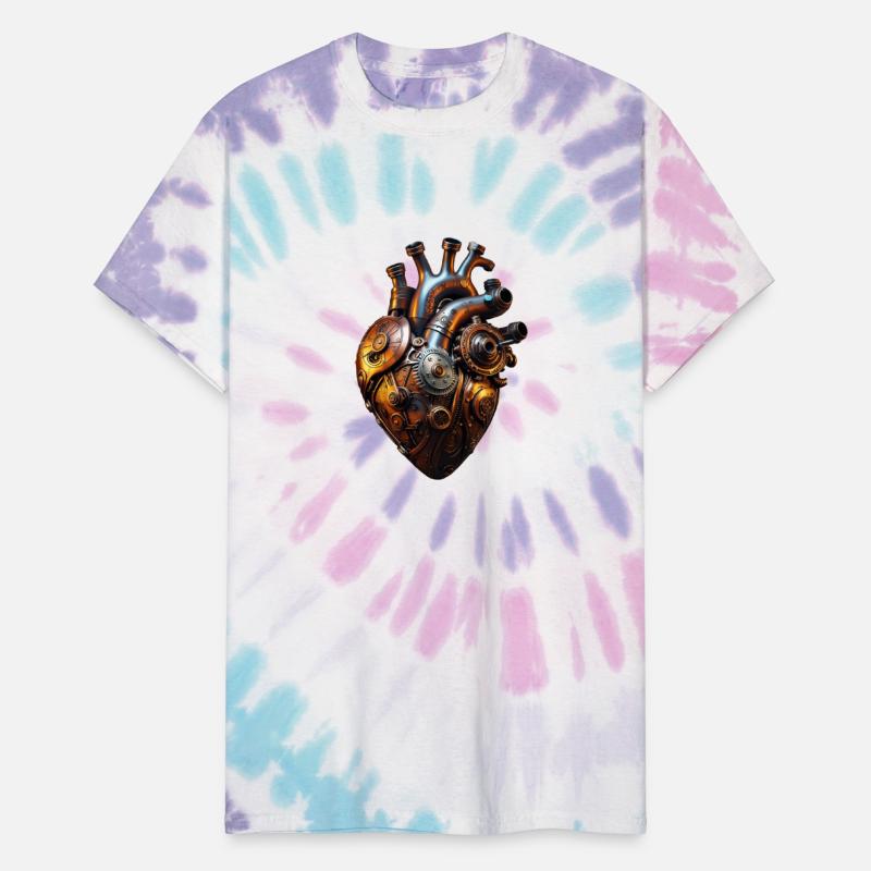 A detailed steampunk-style mechanical heart