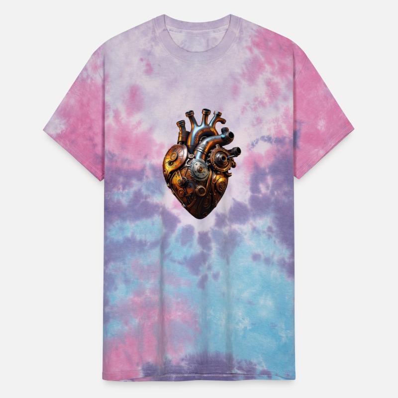 A detailed steampunk-style mechanical heart