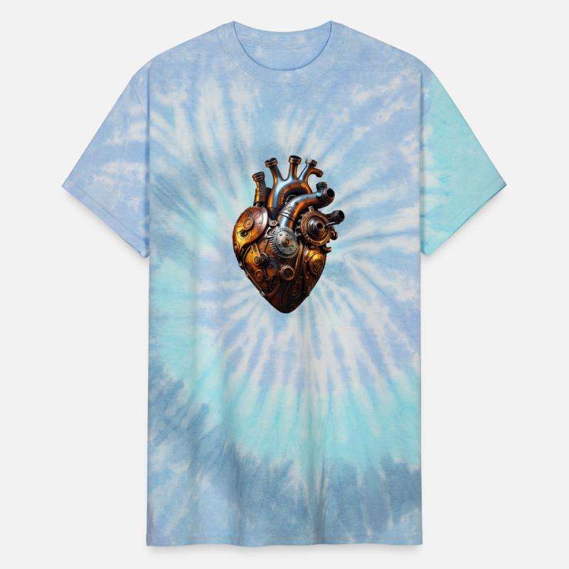 A detailed steampunk-style mechanical heart