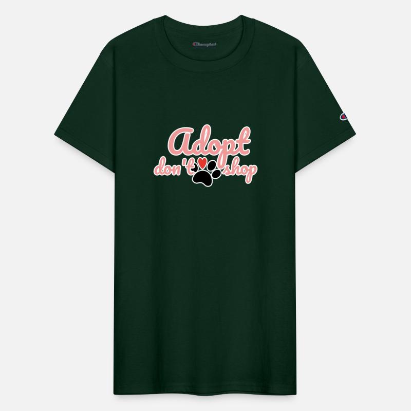 Adopt Dont Shop yellow