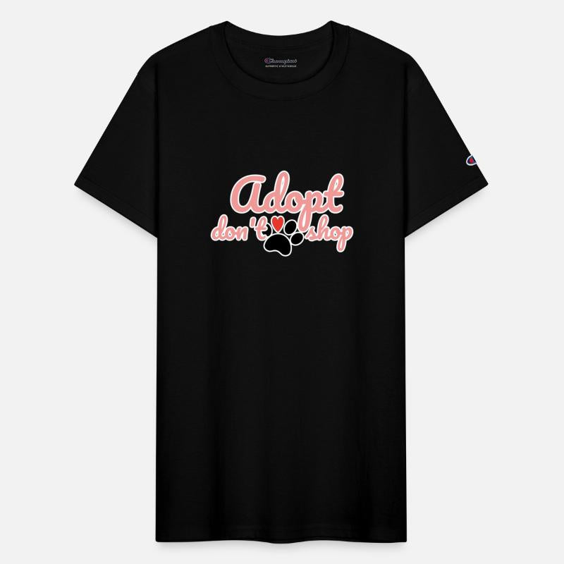 Adopt Dont Shop yellow