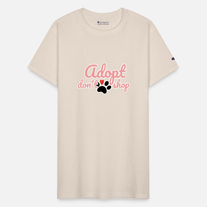 Adopt Dont Shop yellow