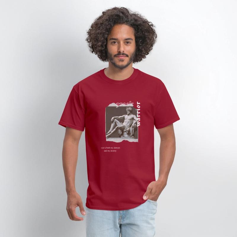 aesthetic greek warrior ares design T-Shirt