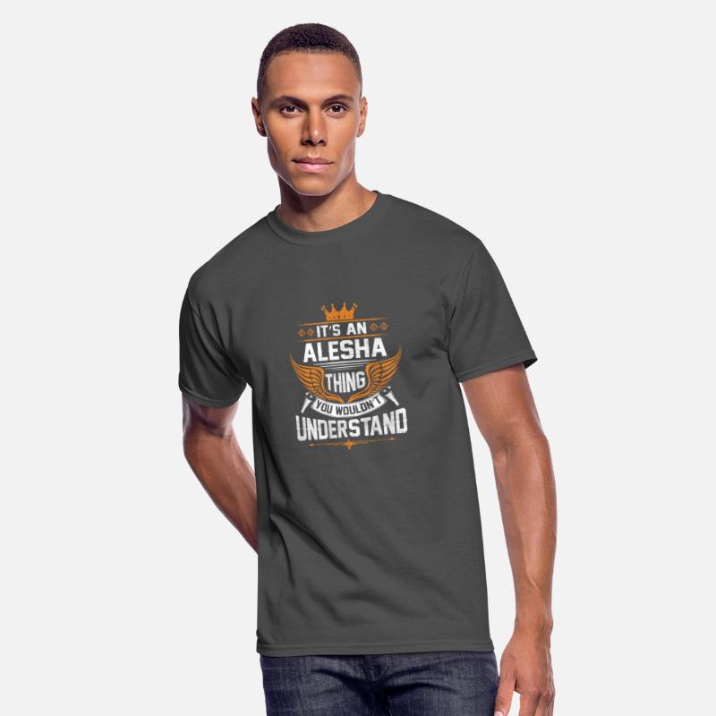 Alesha Name T Shirt - Alesha Things Name Gift Item