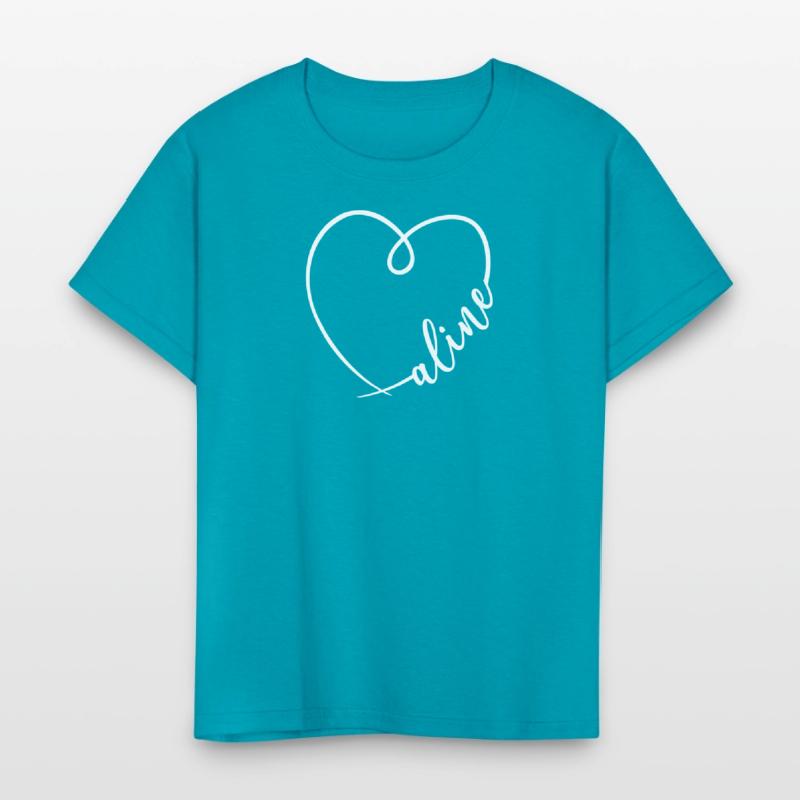 Aline Name Heart Calligraphy