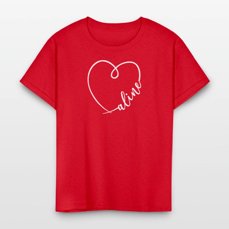 Aline Name Heart Calligraphy