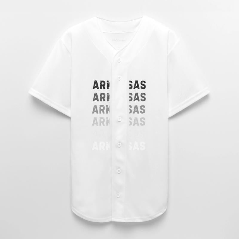 ARKANSAS US State Black and White Simple Design