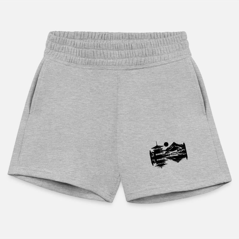 Asian Sunset Japanese Landscape