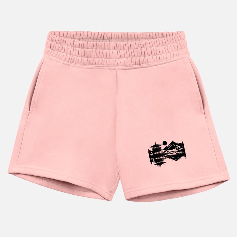 Asian Sunset Japanese Landscape