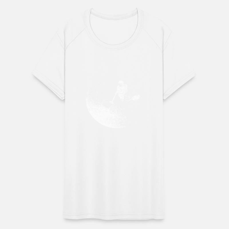 Astronaut with vacuum cleaner - Moon & Space