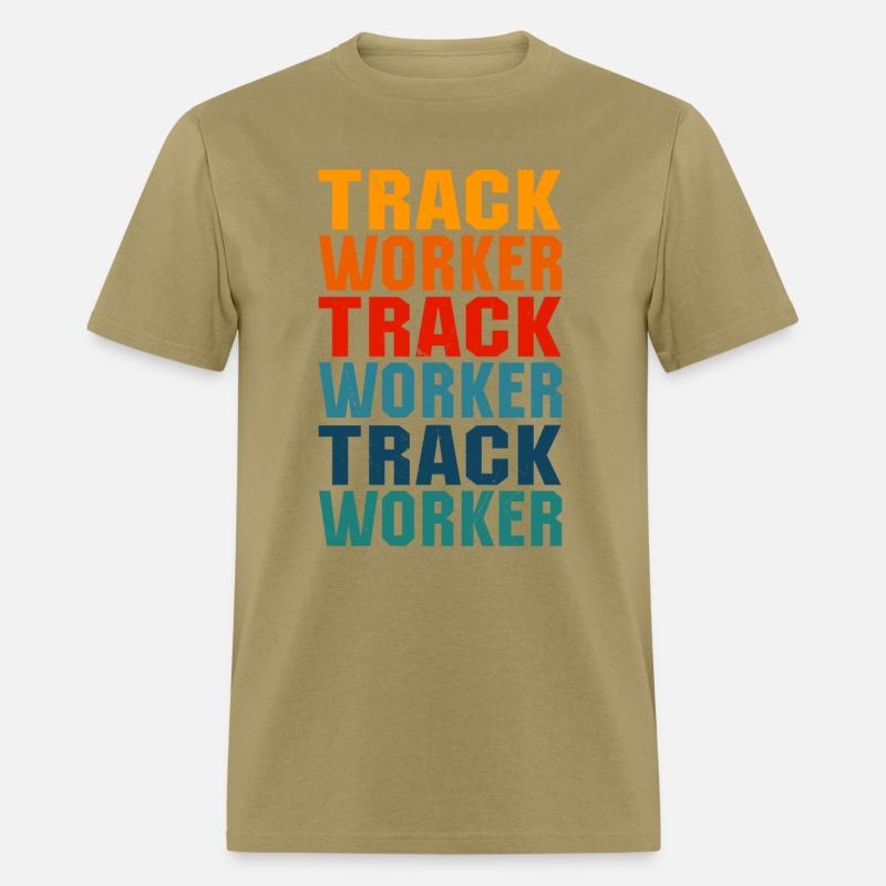 Awesome Track Worker Lettering Design