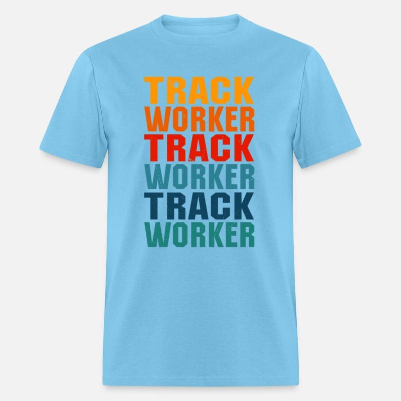 Awesome Track Worker Lettering Design